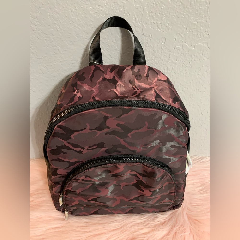 Athleta Pink and Black Backpack Durable Everyday Bag